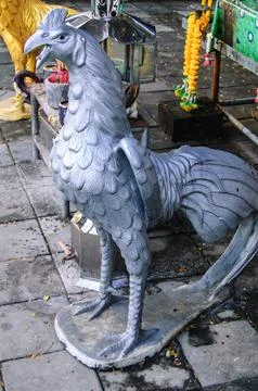Chicken statue 04 Foto stock