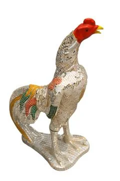 Chicken statue Foto stock