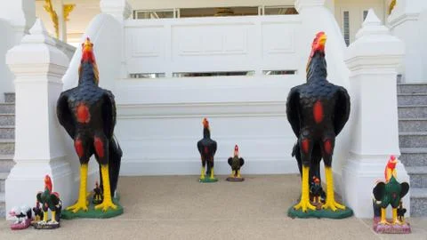 Chicken statue Stock Photos