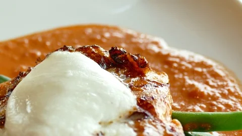 Chicken steak Stock Footage 75732050