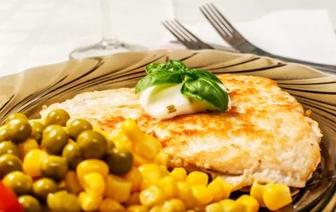 Chicken steak Stock Photos