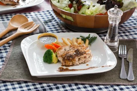 Chicken Steak Stock Photos