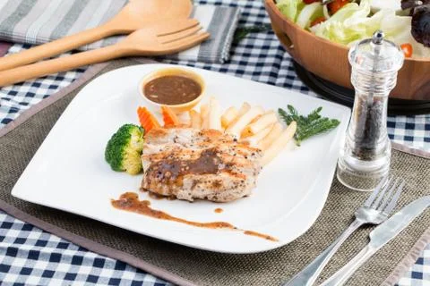 Chicken Steak Stock Photos