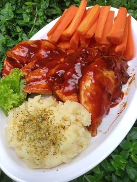 Chicken Steak Foto stock