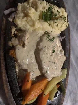 Chicken steak Foto stock