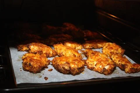 Chicken strips. Foto stock