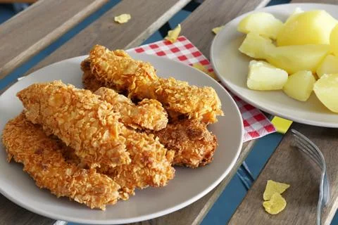Chicken strips Stock Photos
