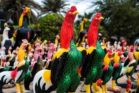 Chicken stucco Stock Photos