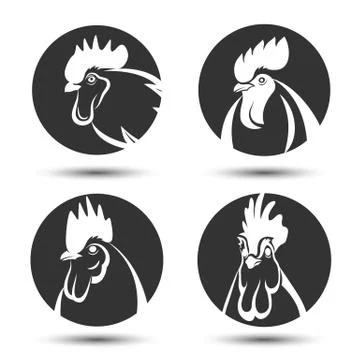 Chicken symbol Stock Illustration