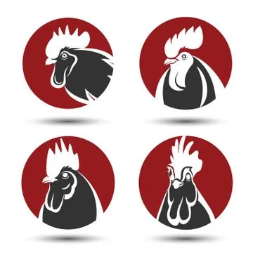 Chicken symbol Stock Illustration
