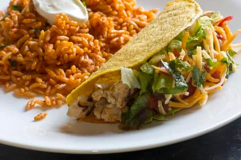 Chicken taco Stock Photos