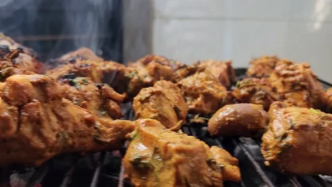 Chicken Tandoori Stock Footage 230219211