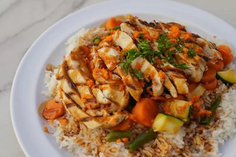 Chicken teriyaki Stock Photos