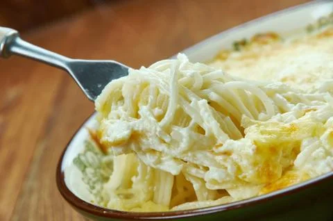 Chicken Tetrazzini Fotos de archivo