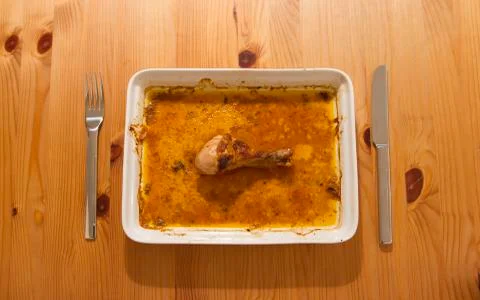Chicken thigh Stock Photos