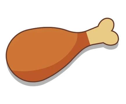 Chicken thighs icon Stock Illustration