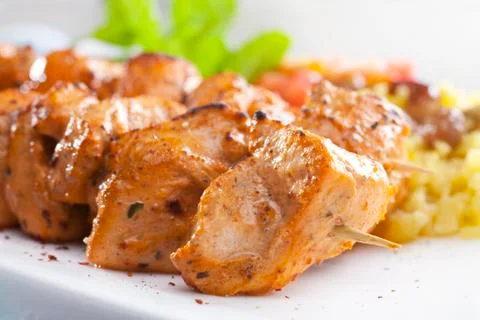 Chicken tikka Stock Photos