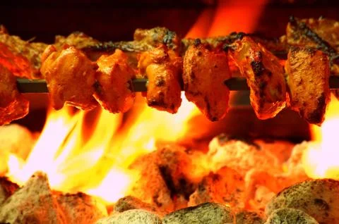 Chicken Tikka Stock Photos
