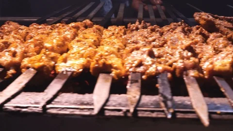 Chicken Tikka Slide B roll Stock Footage 106087302