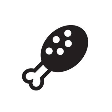 Chicken .vector icon Stock Illustration
