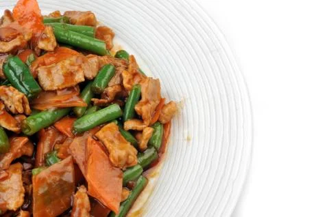 Chicken with vegetables Stock Photos