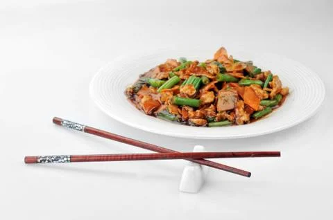 Chicken with vegetables Фото