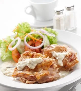 Chicken veloute Stock Photos