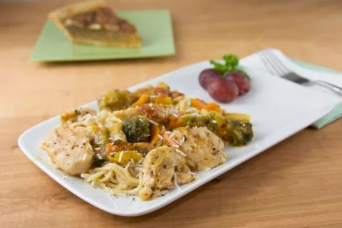 Chicken vermicelli diagonal Photos