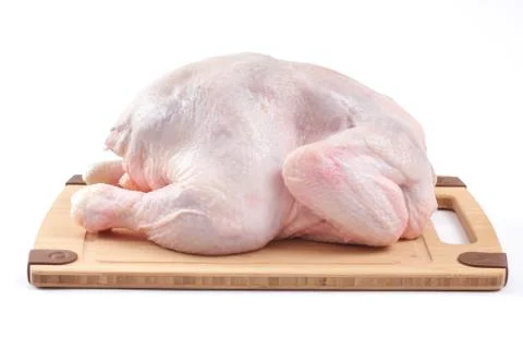 Chicken on a white background Stock Photos