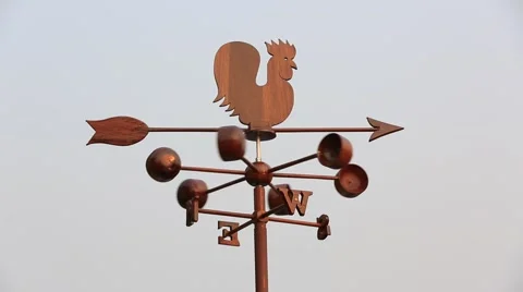 Chicken windchime Video stock 64402256