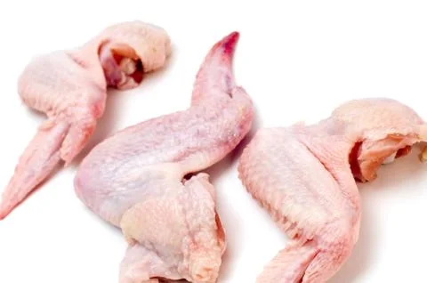 Chicken wing close up Stock Photos