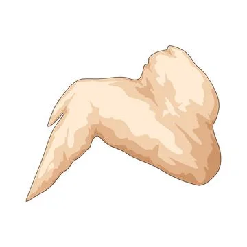 Chicken Wing illustration Stock Illustration