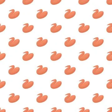Chicken wing illustration seamless pattern repeating background 스톡 일러스트
