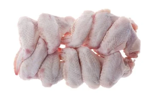 Chicken wing macro Stock Photos