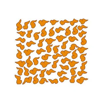 Chicken Wing set Stock Illustration