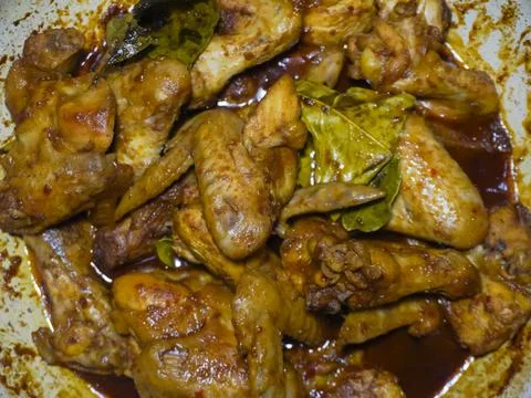 Chicken wings dish Stock Photos