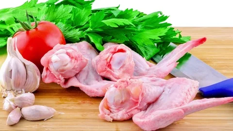 Chicken wings Stock Footage