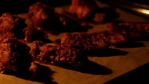 Chicken wings Stock Footage 129562645