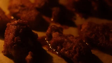 Chicken wings Stock Footage 129563046