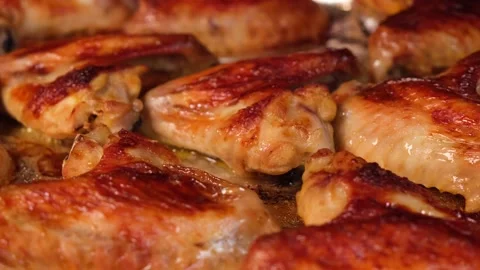 Chicken wings Stock Footage 153132281