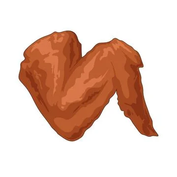 Chicken Wings illustration Stock Illustration