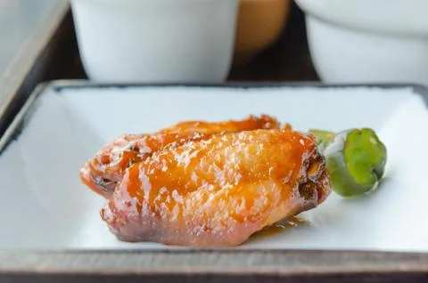 Chicken wings Stockfoto's