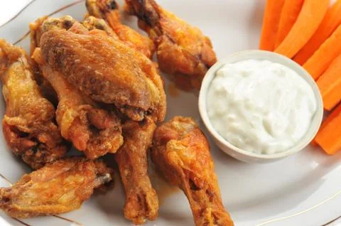 Chicken wings Stock Photos