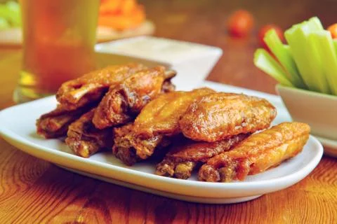 Chicken wings Stock Photos