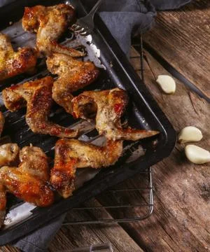 Chicken wings Stock Photos