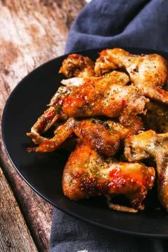 Chicken wings Stock Photos