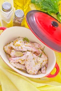 Chicken wings Stock Photos
