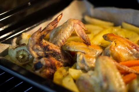 Chicken wings Stock Photos