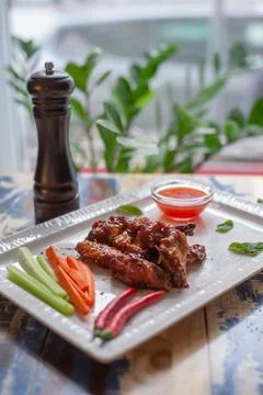 Chicken wings Stock Photos