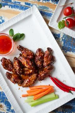 Chicken wings Stock Photos